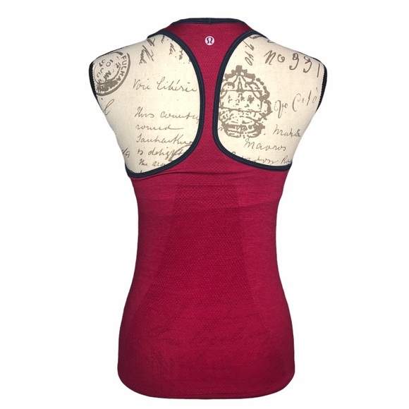 Lululemon ebb & flow berry racerback tank top size 6 - Picture 8 of 8